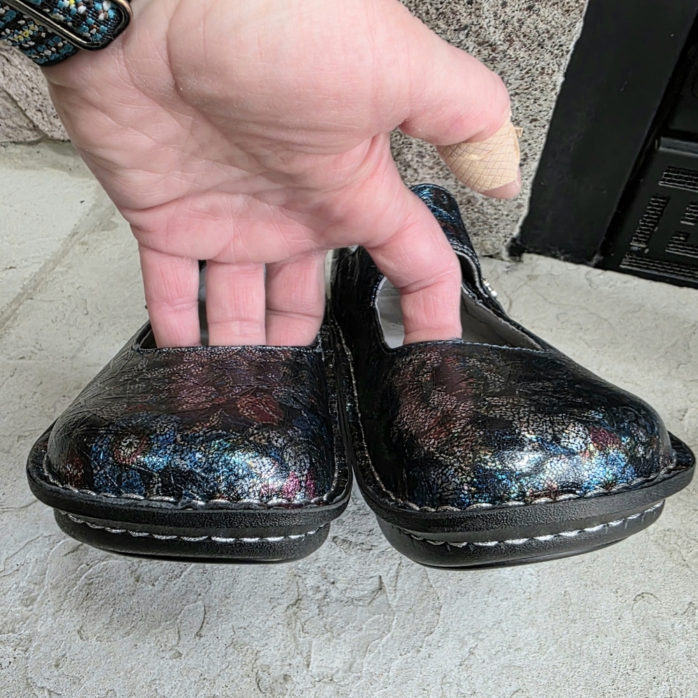 Alegria PAL-464 NWOT Mary Jane's Nurse Work Shoes Multicolor Size 8.5-9 Women's - Picture 7 of 11